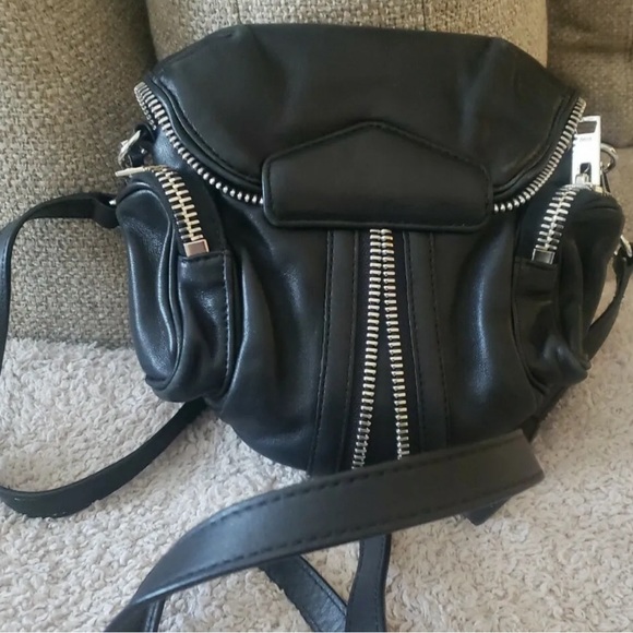 Alexander Wang Mini Marti Black Backpack Crossbody Bag - Picture 7 of 13